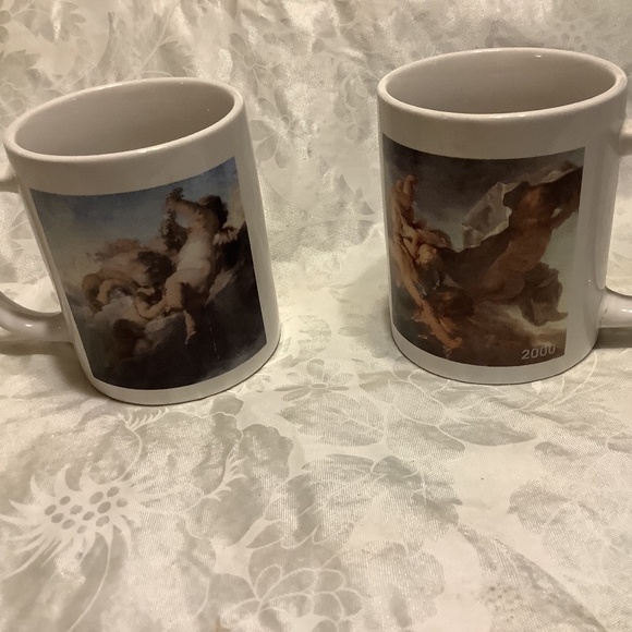 2 Angel mugs coffee tea  cups - Picture 1 of 7